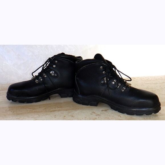 Young Bear Steel toe black leather boots main image 6